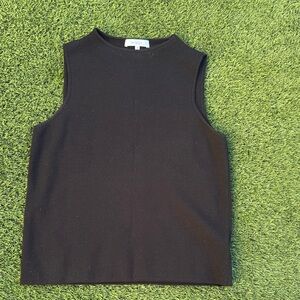 Milly Classic Black Knit Top